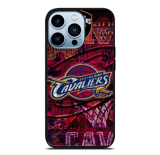 Cleveland Cavaliers Painted iPhone 14 Pro Max Case