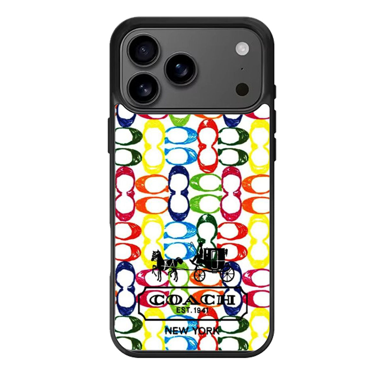 Coach Colorfull Logo iPhone 17 Pro Max Case