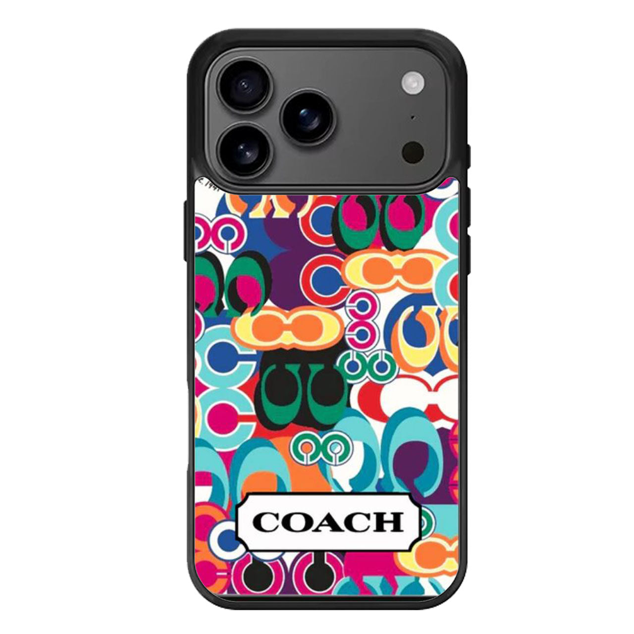 Coach Colorfull Pattern iPhone 17 Pro Max Case