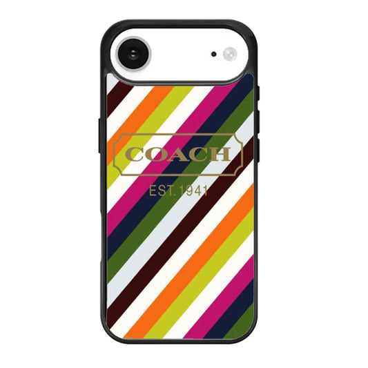 Coach Colorfull Striped iPhone Air Case