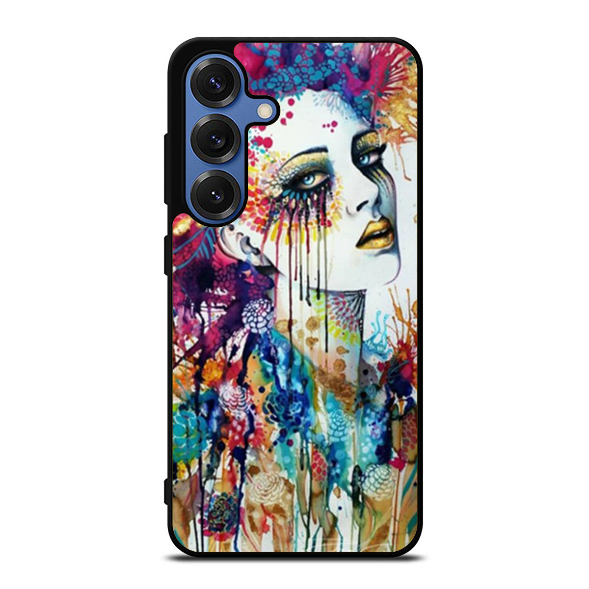 Colorful Lady Art Painting Samsung S25 Ultra Case