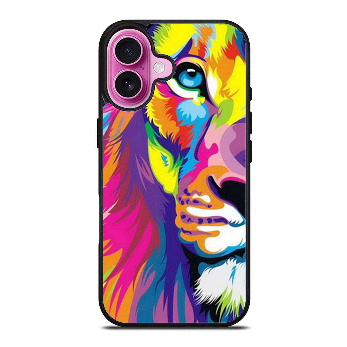 Colorful Lion Art iPhone Case Cover