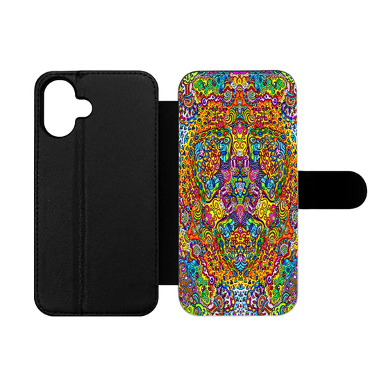 Colorful Mandala Wallet iPhone Case