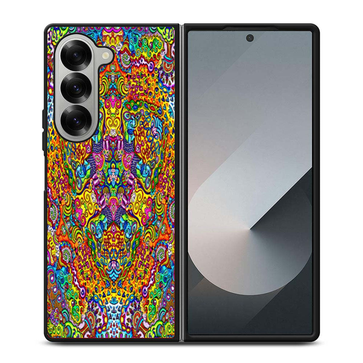 Colorful Mandala Samsung Z Fold 6 Case