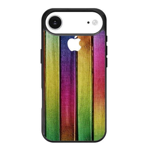 Colorful Wood Background iPhone Air Case