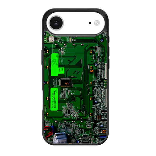 Computer Chip and Circuit Board iPhone Air Case