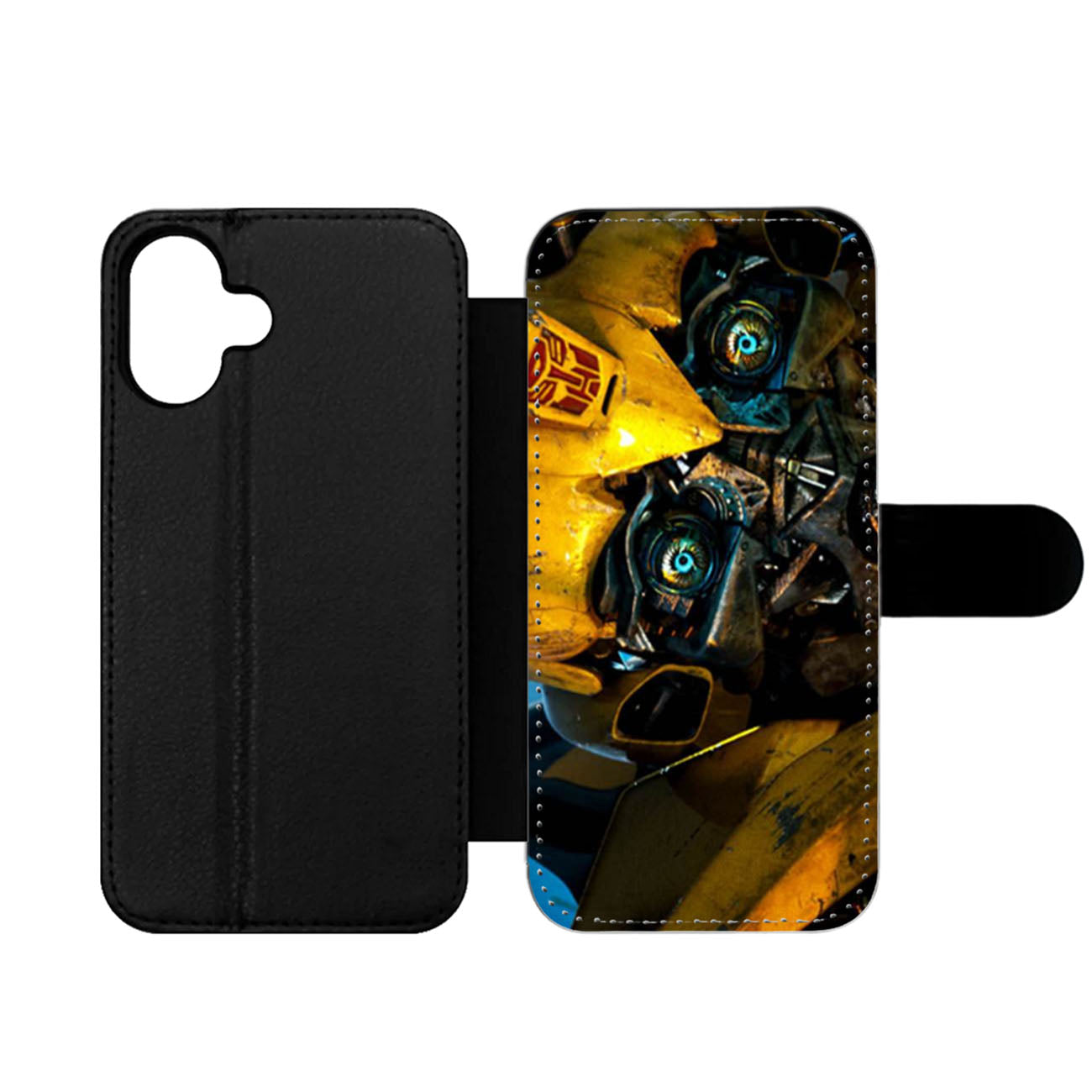 Cool Bumblebee Transformer Wallet iPhone Case