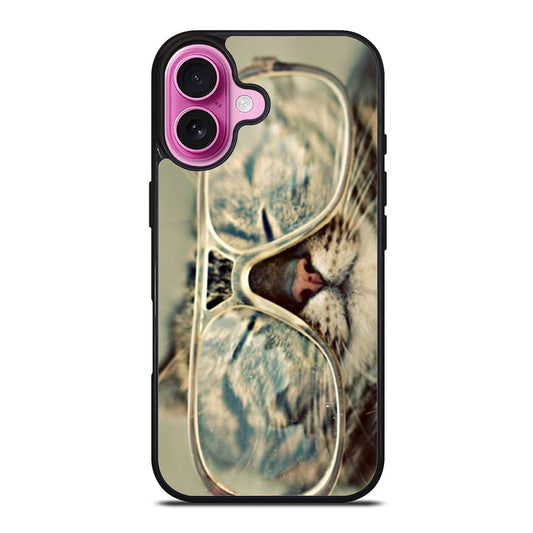 Cool Cat Wearing Glasses iPhone Case Cover