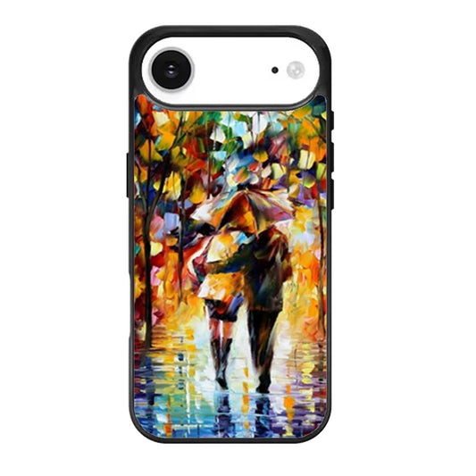 Couple Love Rain Road Art iPhone Air Case