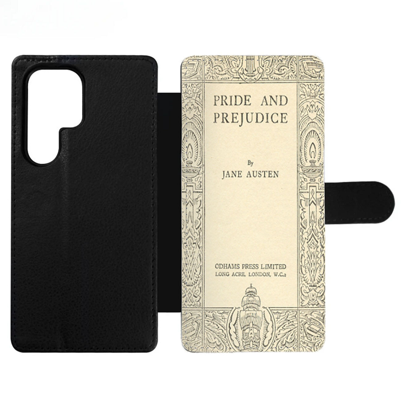 Cover Book Jane Austen Wallet Samsung Case
