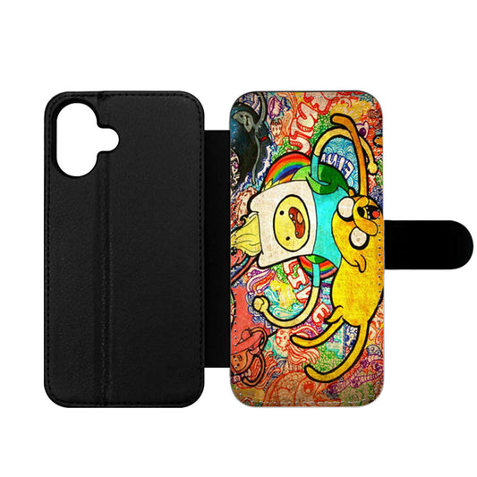 Crayon Adventure Time Wallet iPhone Case
