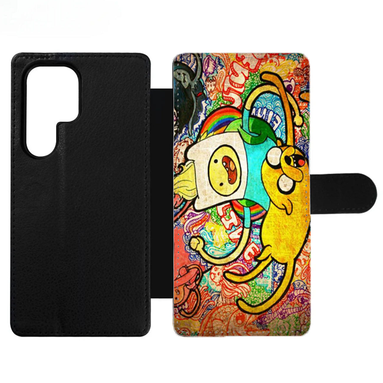 Crayon Adventure Time Wallet Samsung Case