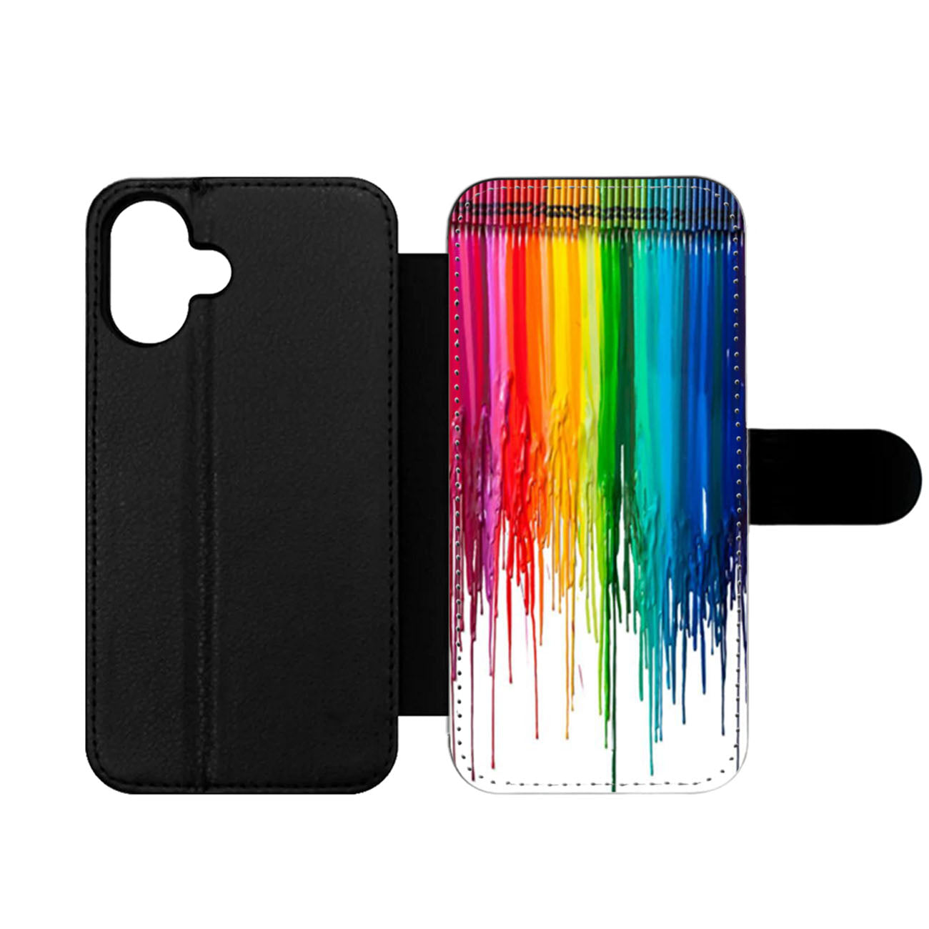 Crayon Melted Wallet iPhone Case