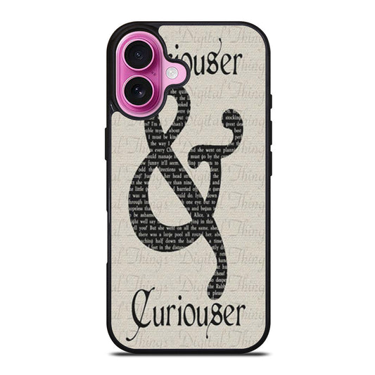 Curiouser Curioser Alice in Wonderland iPhone Case Cover