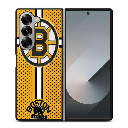 Custom Boston Bruins Hockey Samsung Z Fold 6 Case