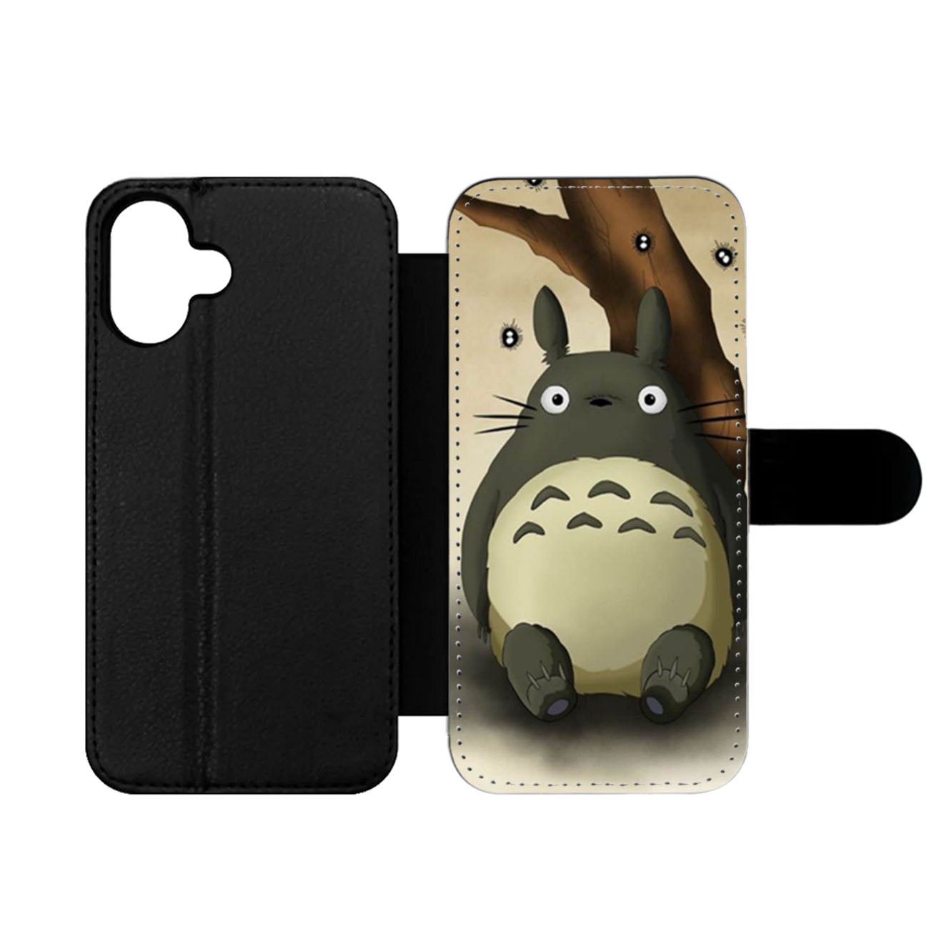 Cute Totoro My Neighbor Wallet iPhone Case
