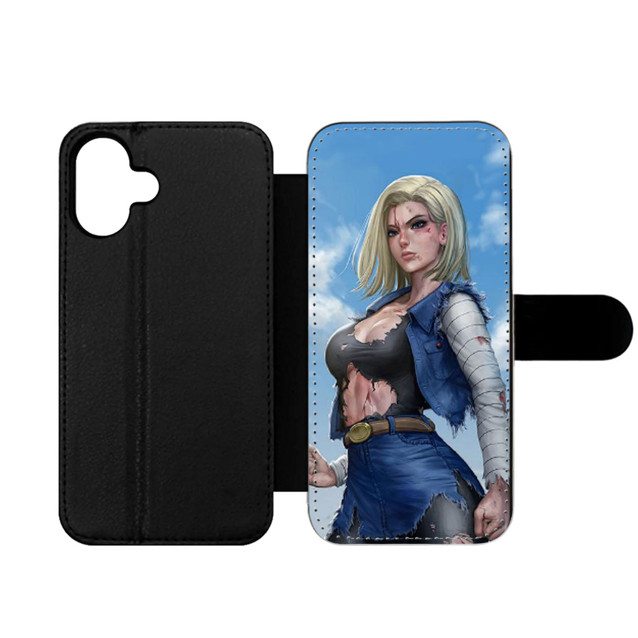 DRAGON BALL ANDROID 18 Wallet iPhone Case