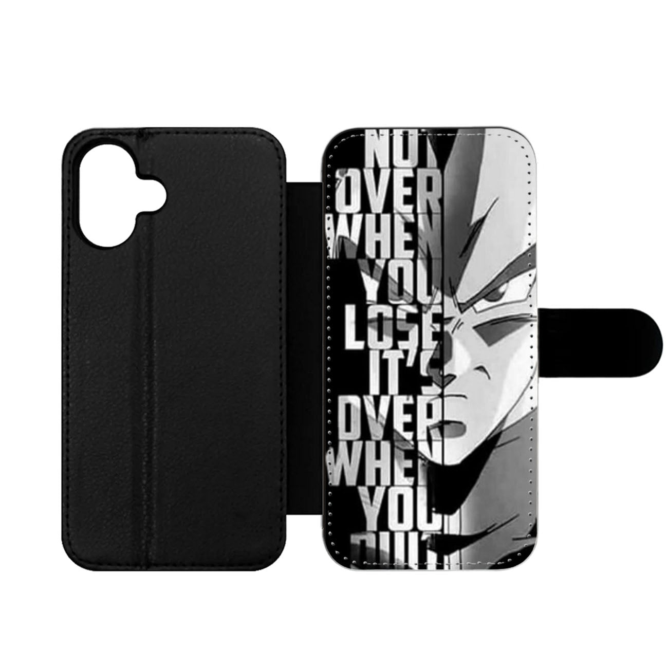 DRAGON BALL VEGETA QUOTE Wallet iPhone Case