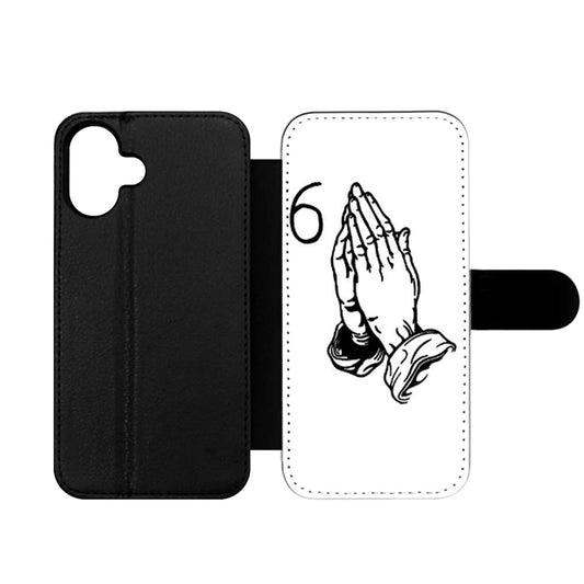 DRAKE PRAYING HAND SIX Wallet iPhone Case