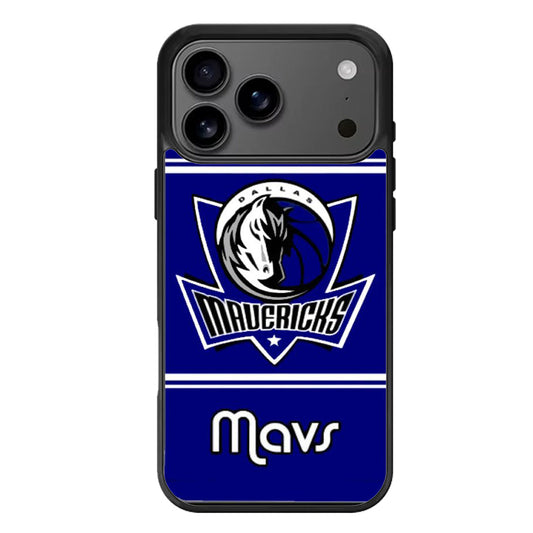 Dallas Mavericks Logo Blue iPhone 17 Pro Max Case