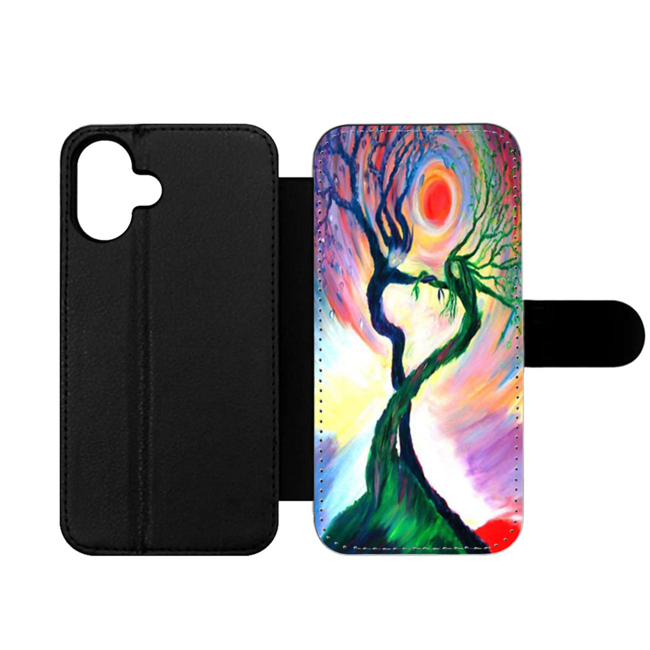 Dancing Tree Wallet iPhone Case