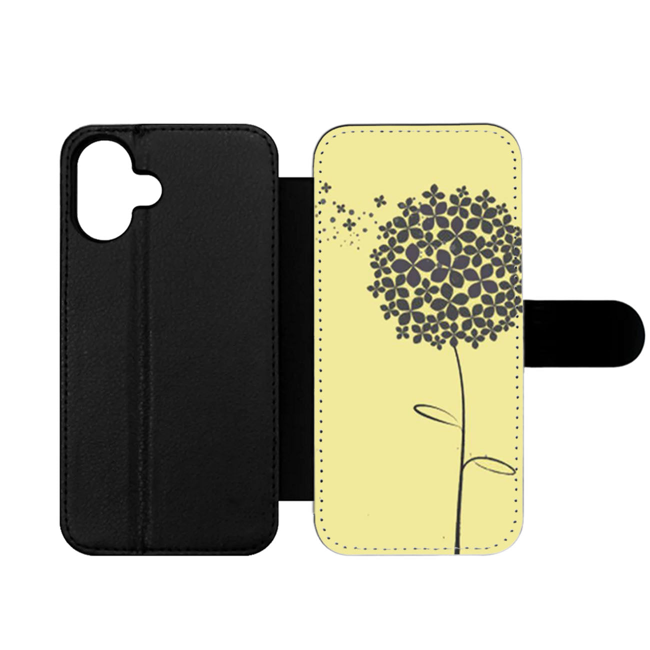 Dandelion Yellow Wallet iPhone Case