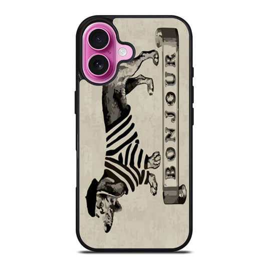 Daschund Bonjour iPhone Case Cover