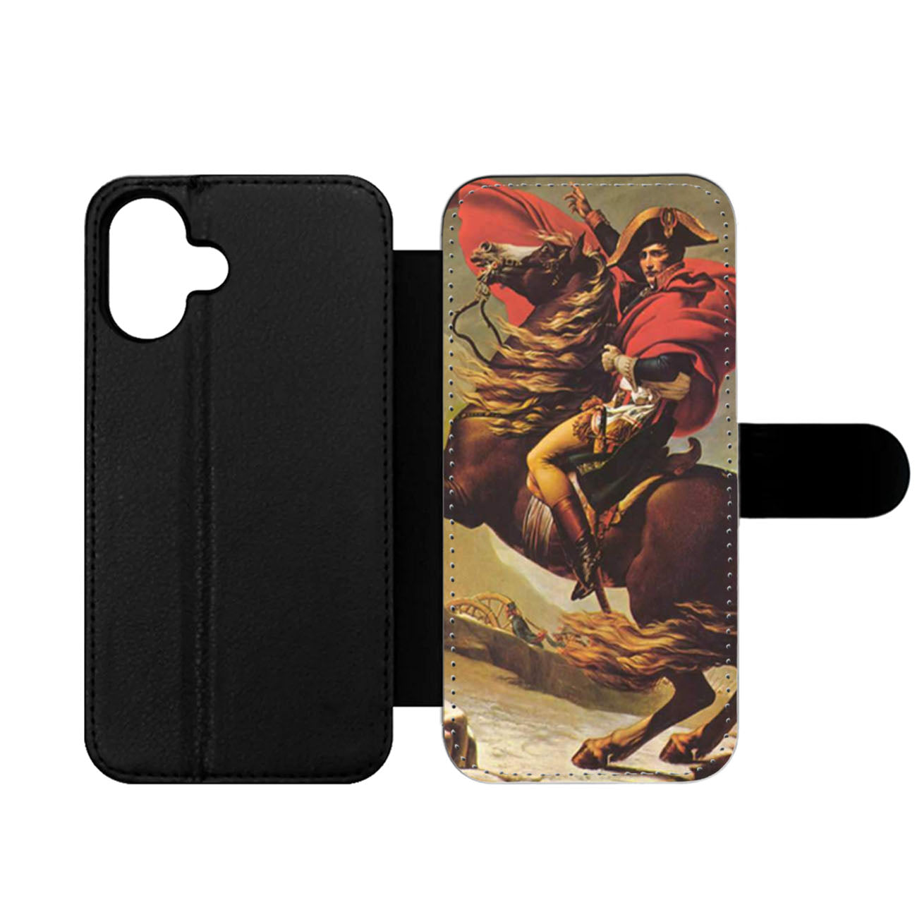 David Napoleon Crossing the Alps Wallet iPhone Case