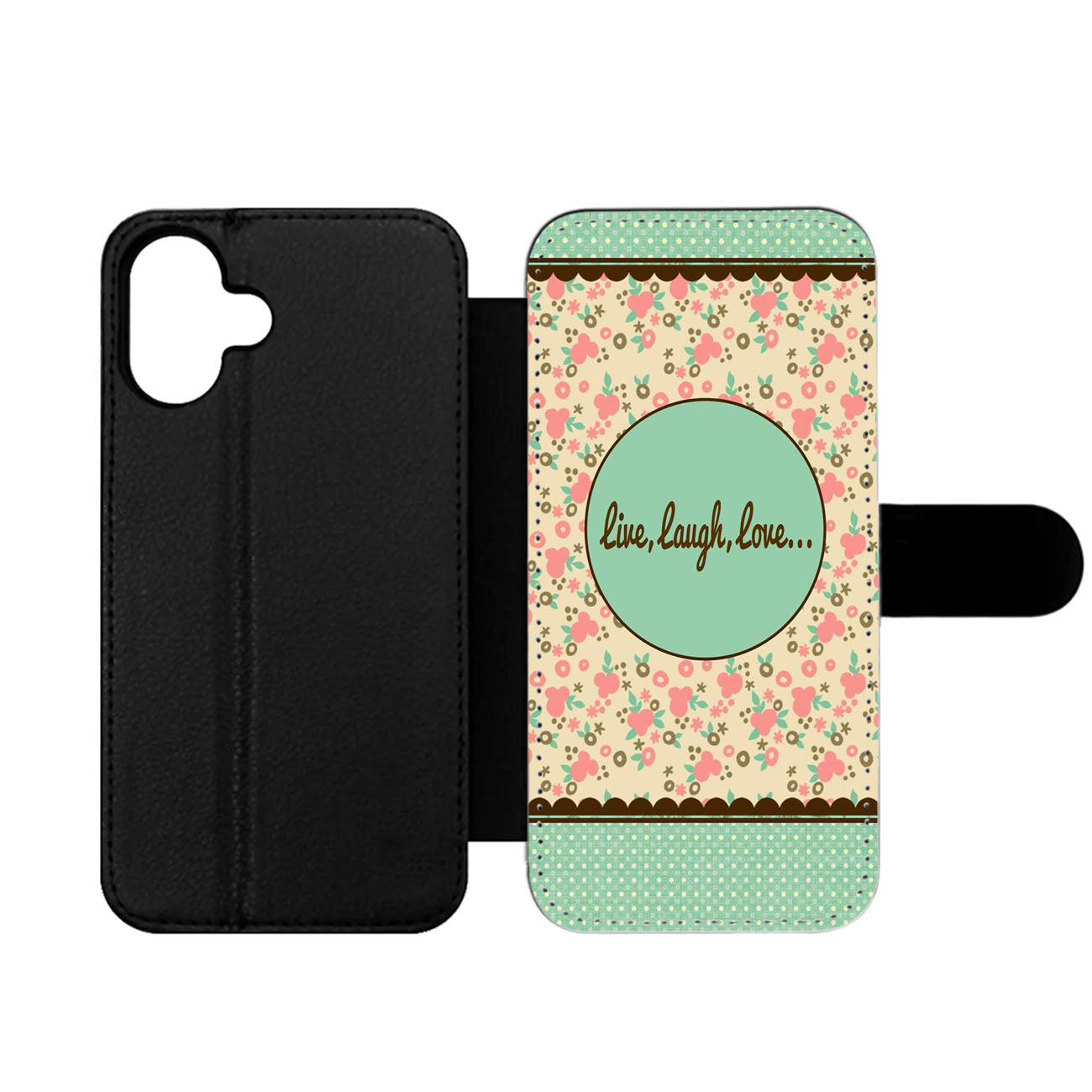 Dazzle in Quotes Wallet iPhone Case