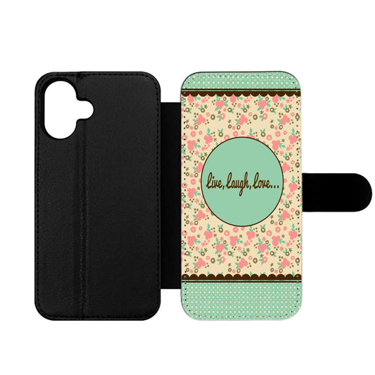 Dazzle in Quotes Wallet iPhone Case