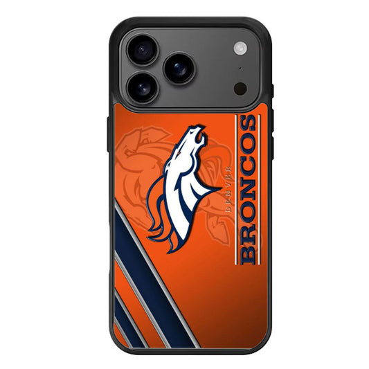 Denver Broncos Wallpaper Logo iPhone 17 Pro Max Case