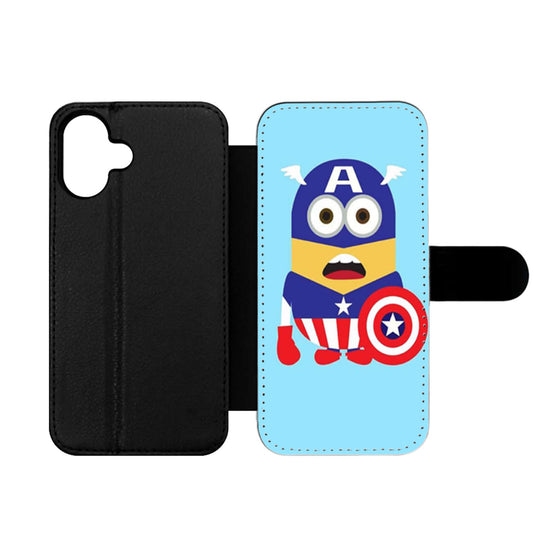 Despicable Me Captain America Wallet iPhone Case