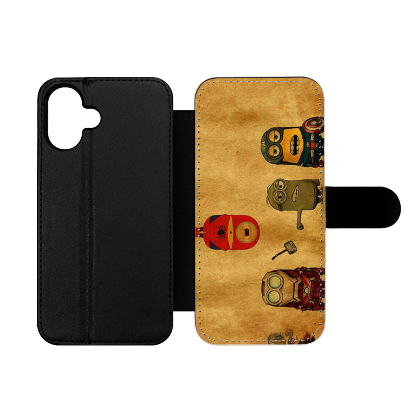 Despicable Me Minion Avengers Wallet iPhone Case