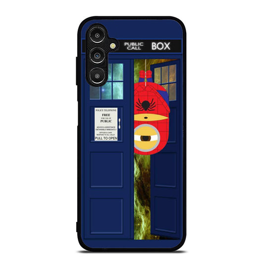 Despicable Me Minion Spiderman Doctor Who Tardis Samsung A16 Case