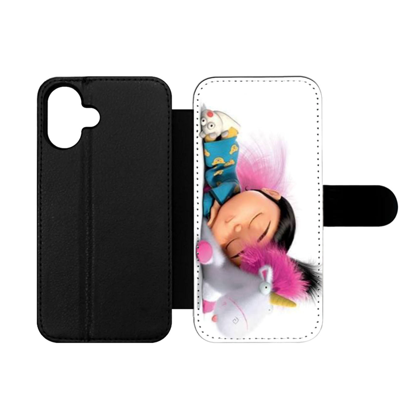 Despicable Me minions Agnes Gru Sleeping Wallet iPhone Case