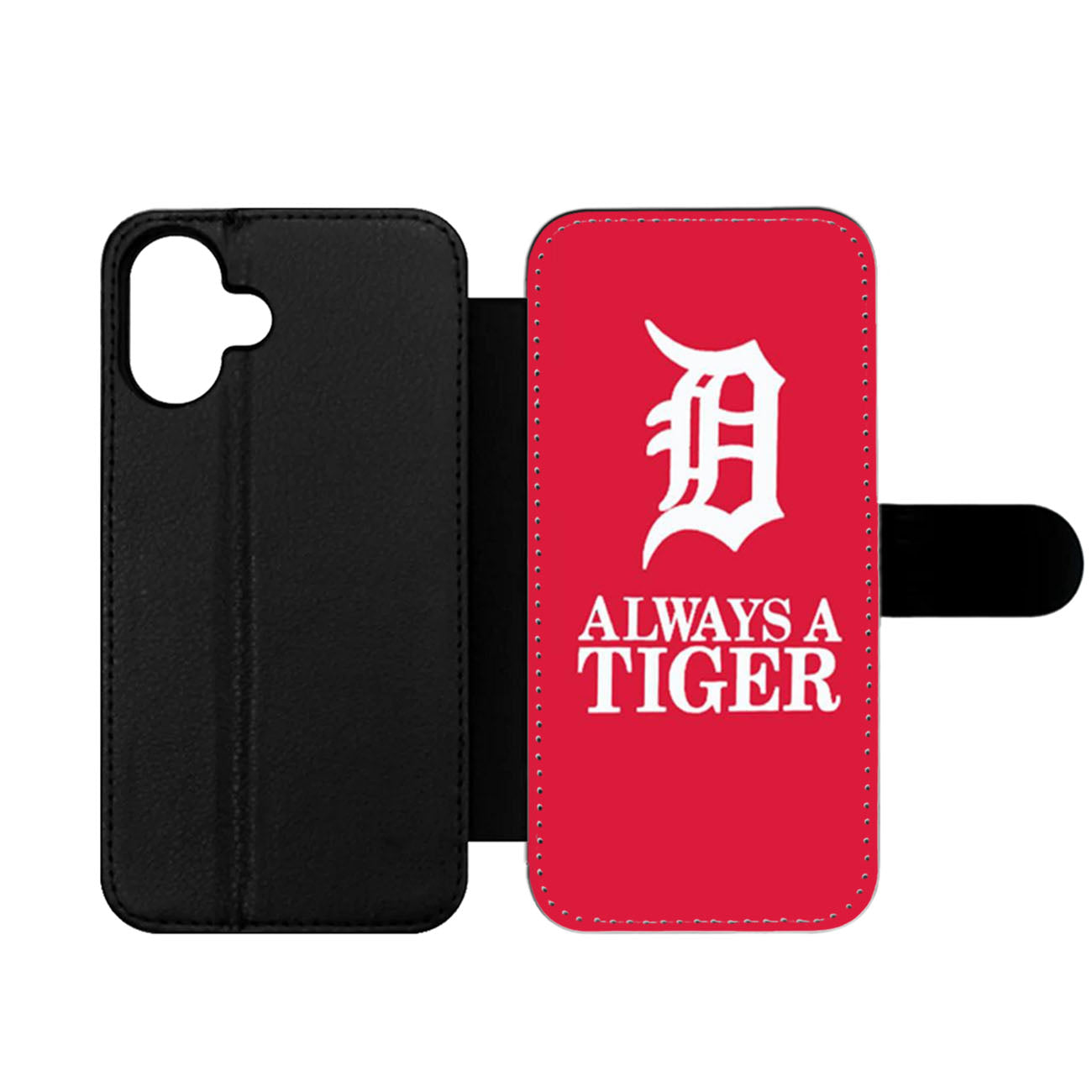 Detroit Tigers Logo Red Wallet iPhone Case