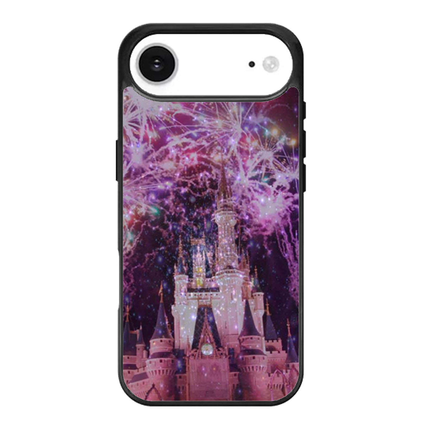 Disney Castle Fireworks Design On Nebula iPhone Air Case