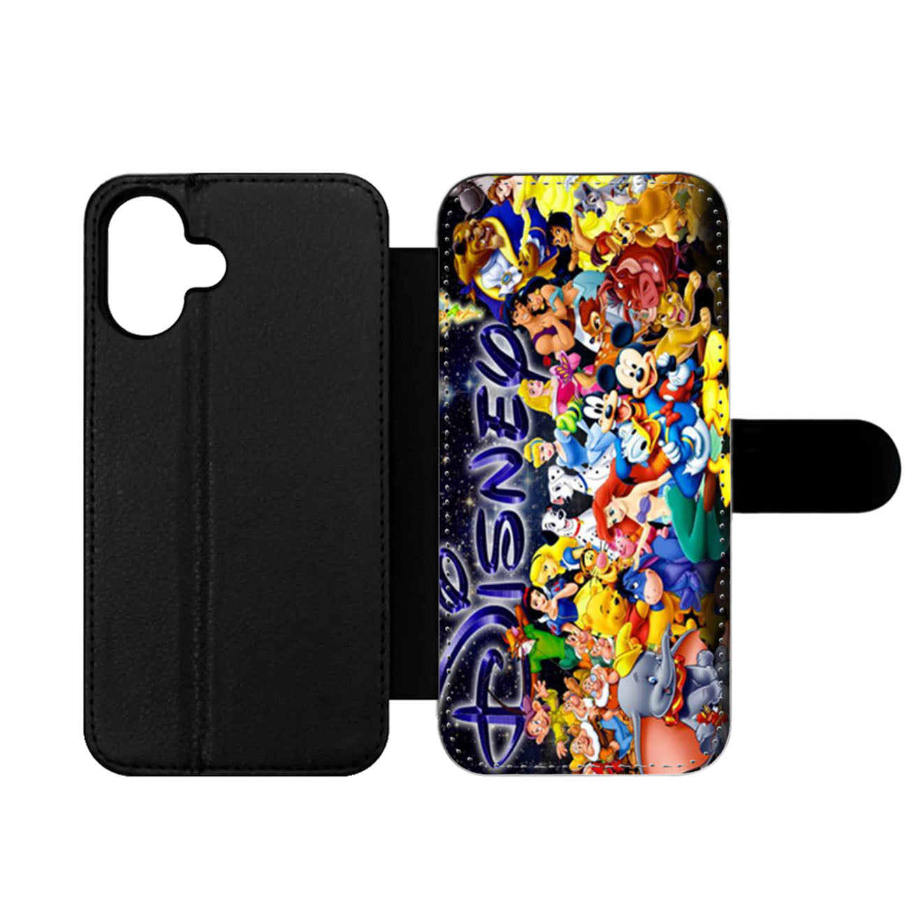 Disney Character Collage Wallet iPhone Case
