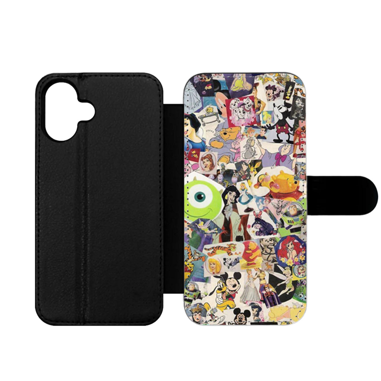 Disney Collage Art Two Wallet iPhone Case