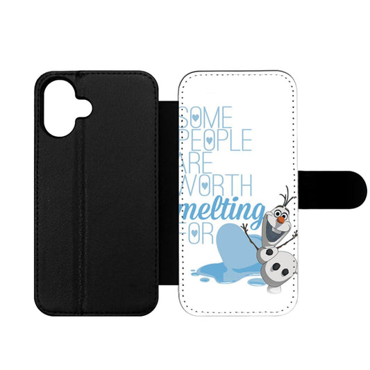 Disney Frozen Olaf Quote Wallet iPhone Case