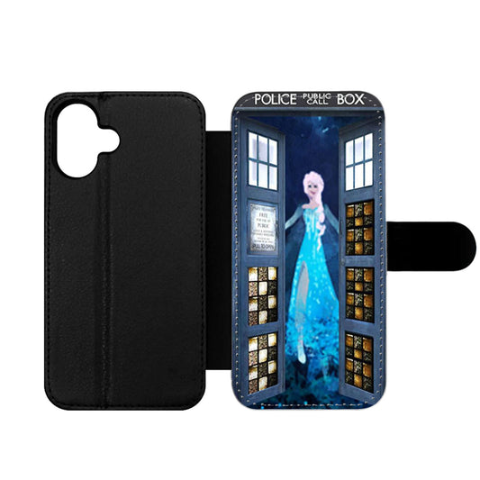 Disney Frozen Tardis Wallet iPhone Case