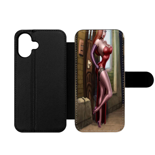 Disney Jessica Rabbit In Toon Town Wallet iPhone Case