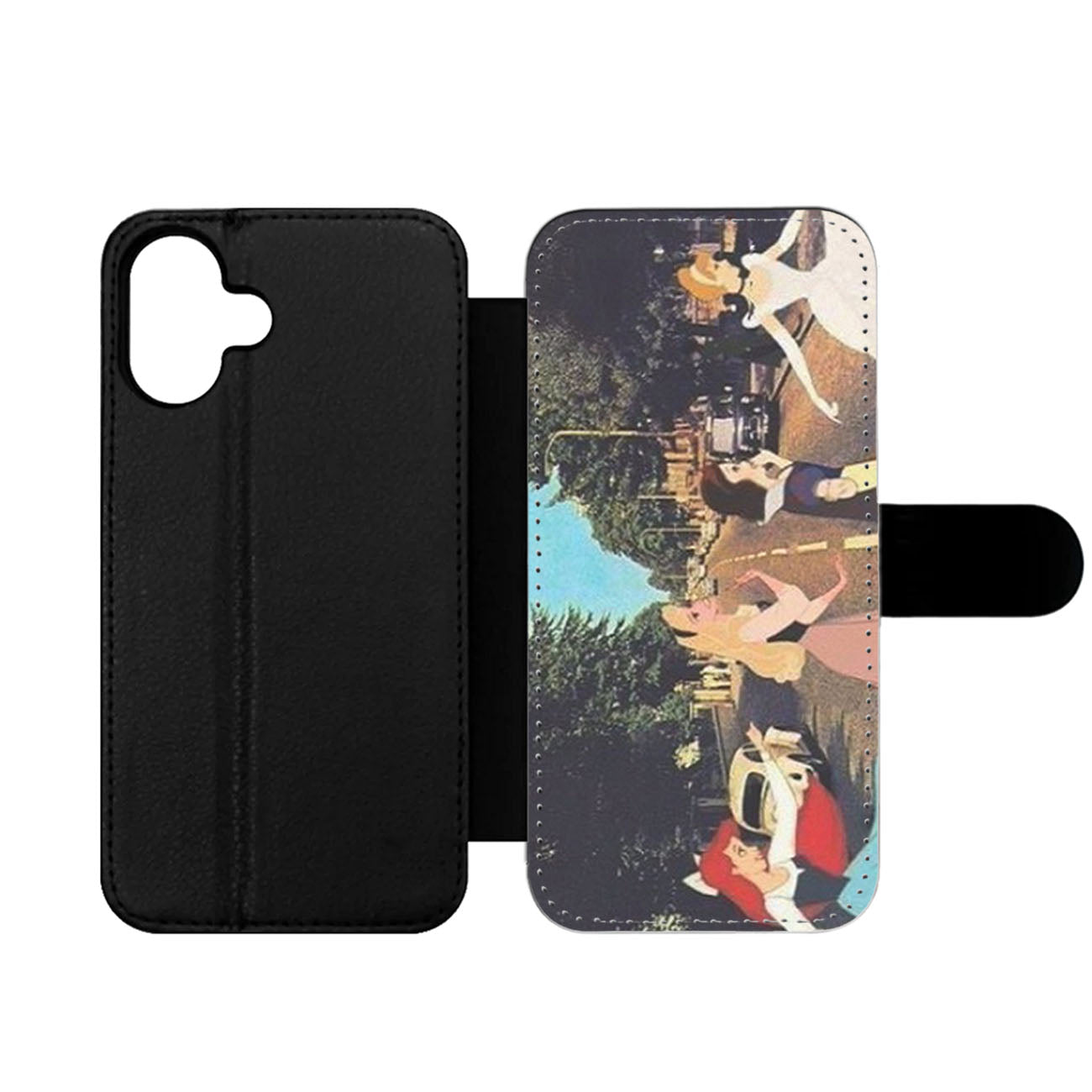 Disney Princess Abbey Road Wallet iPhone Case
