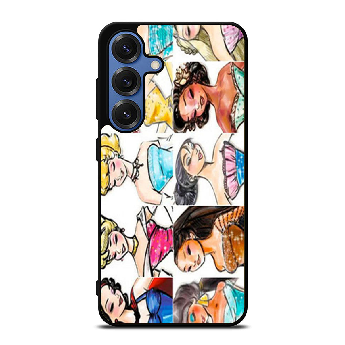 Disney Princess Drawing Samsung S25 Ultra Case