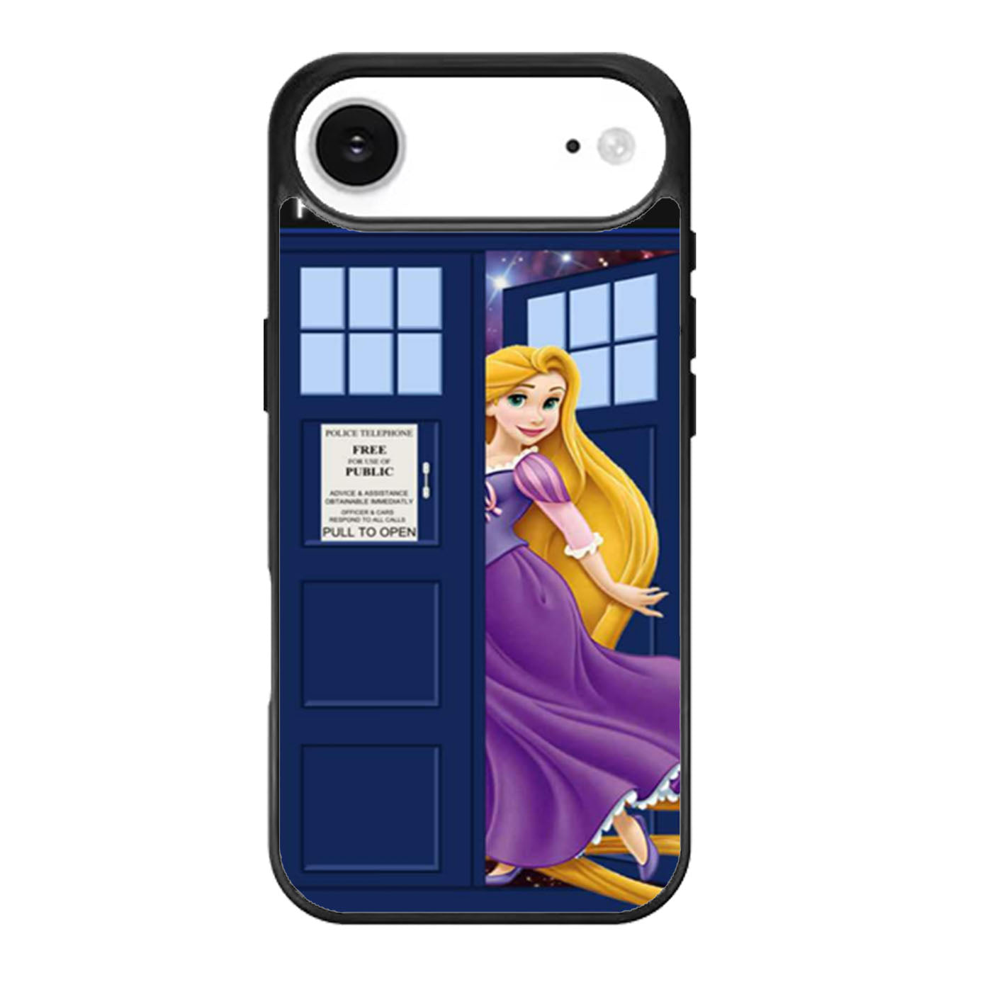 Disney Princess Rapunzel Tardis Police Box iPhone Air Case