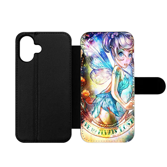Disney Princess Tinker Bell Galaxy Nebula Wallet iPhone Case