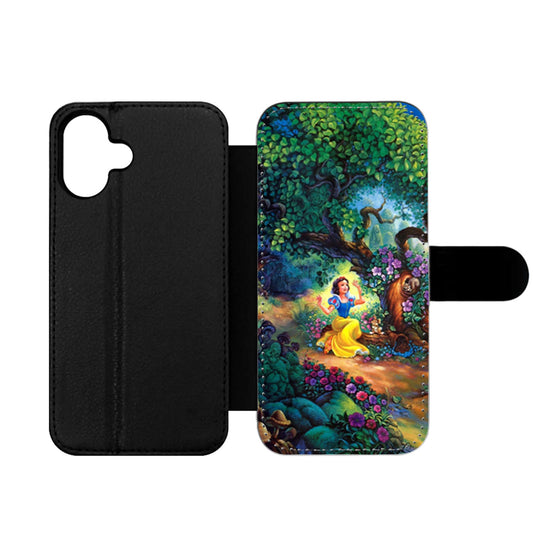 Disney Princess Tree Flowers Wallet iPhone Case