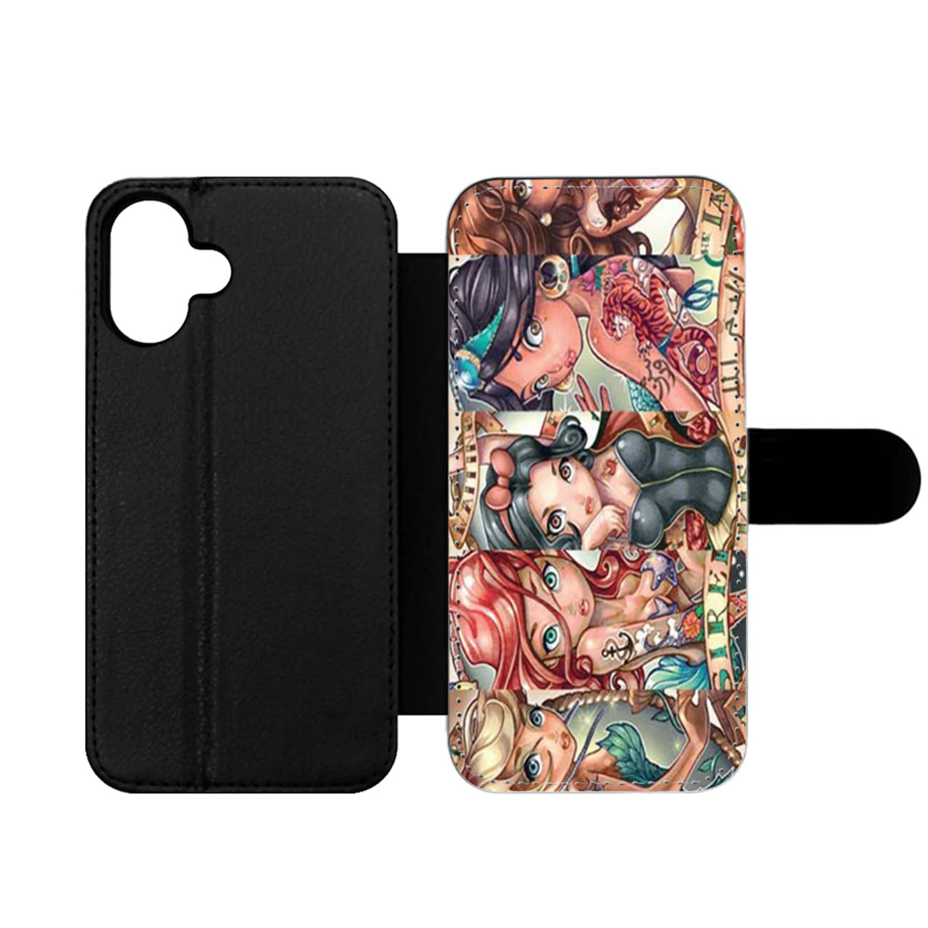 Disney Tattoo Princess Wallet iPhone Case