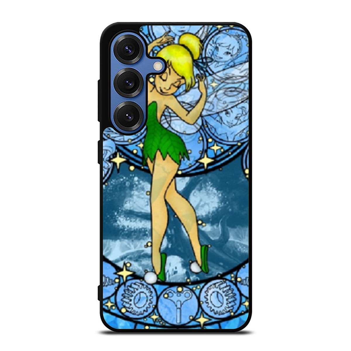 Disney Tinkerbell Stained Glass Samsung S25 Ultra Case