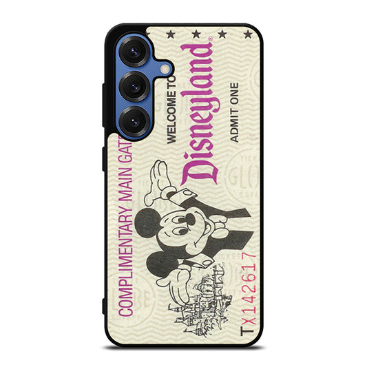 Disneyland Ticket Two Samsung S25 Ultra Case